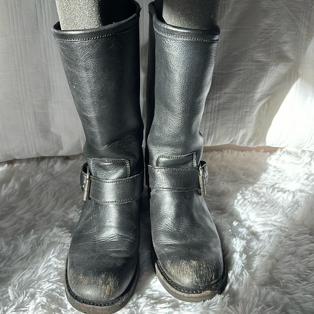 Ash leather boots 2.5”